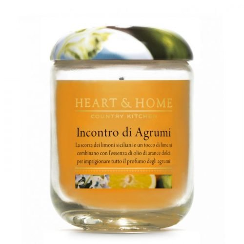 Candela da 340gr Incontro di agrumi