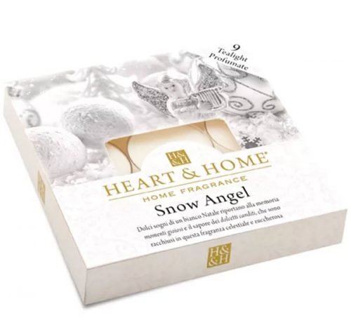 Kit 9 tea light Snow Angel